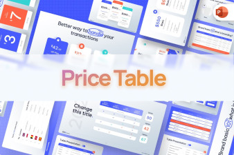 Price Table PowerPoint Template